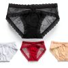 LEVAO Womens Cheeky Panties 6 Pack Lace Underwear Assorted-5