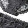 LEVAO Womens Cheeky Panties Lace Underwear 3 Pack-3