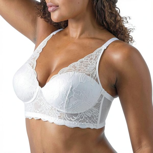 Maidenform Wireless Lace Bralette Longline Comfort Bras-3