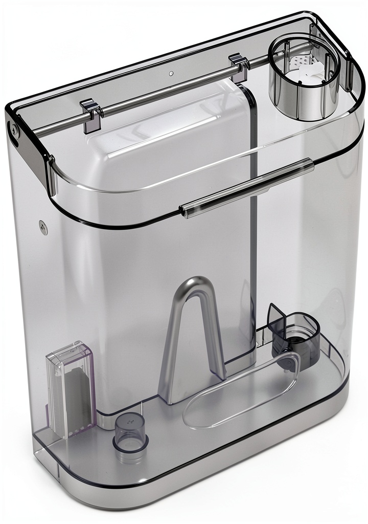 Generic ETAM Series water tank accessory installed on a coffee machine