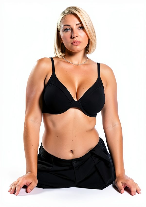 Lace Underwire Bra Womens Sheer Satin Demi Cup Support-2