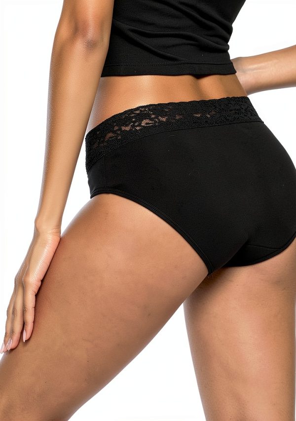 Womens Cotton Lace Panties No Show Underwear Comfort Fit-3