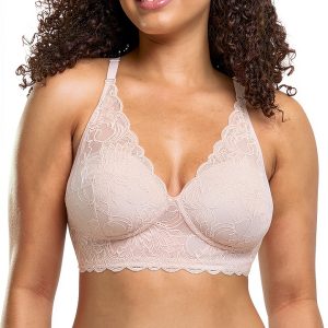 Maidenform Wireless Lace Bras Longline Bralette Women-0