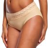 Womens Cotton Lace Panties No Show Lines Comfort Fit-3