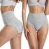 Womens Cotton Briefs High Waist Maternity Postpartum Support-2