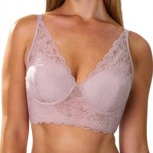Maidenform Wireless Lace Bras Longline Bralette Women-0