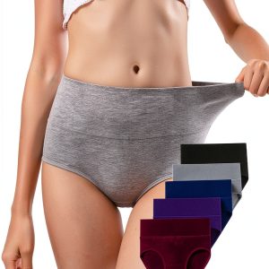Women's High Waist Cotton Underwear Maternity Postpartum-0