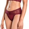 LEVAO Womens Cheeky Panties Lace Bikini Briefs 6 Pack-0